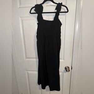 Old Navy Black Textured Dress